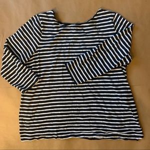Striped 3/4 Sleeve shirt